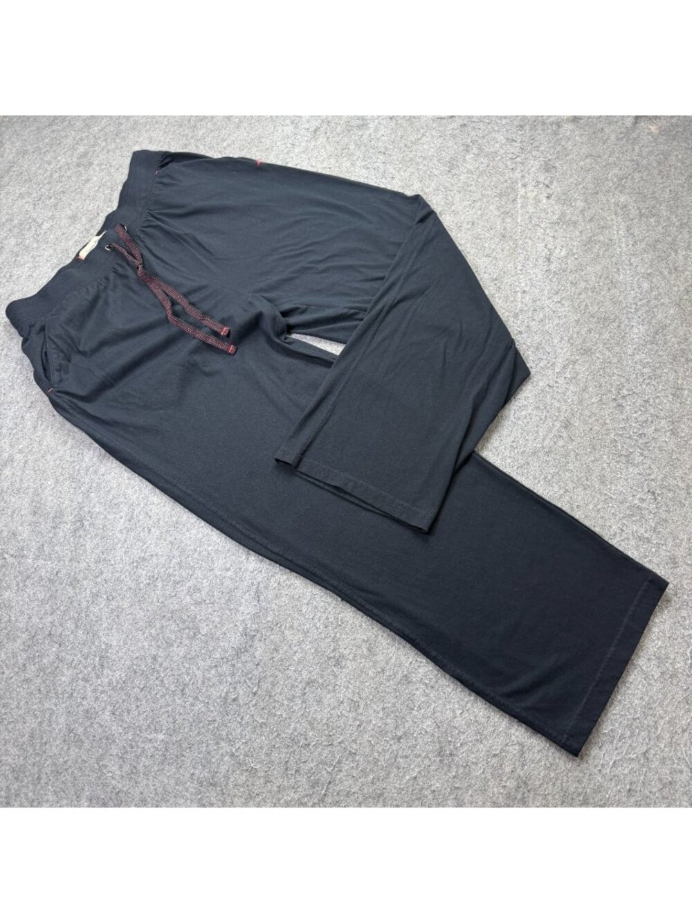 Tommy Bahama Lounge Pants Men L Black Pajama 30" Relaxed